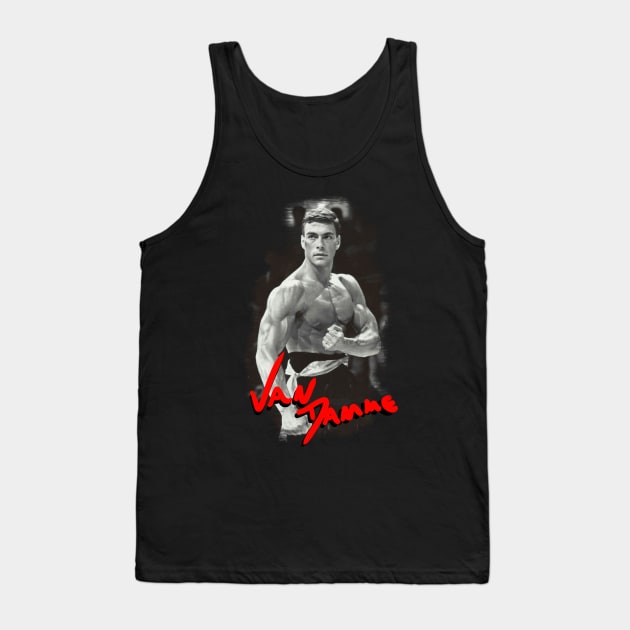 VAN DAMME CLASSIC JCVD Tank Top by Diyutaka